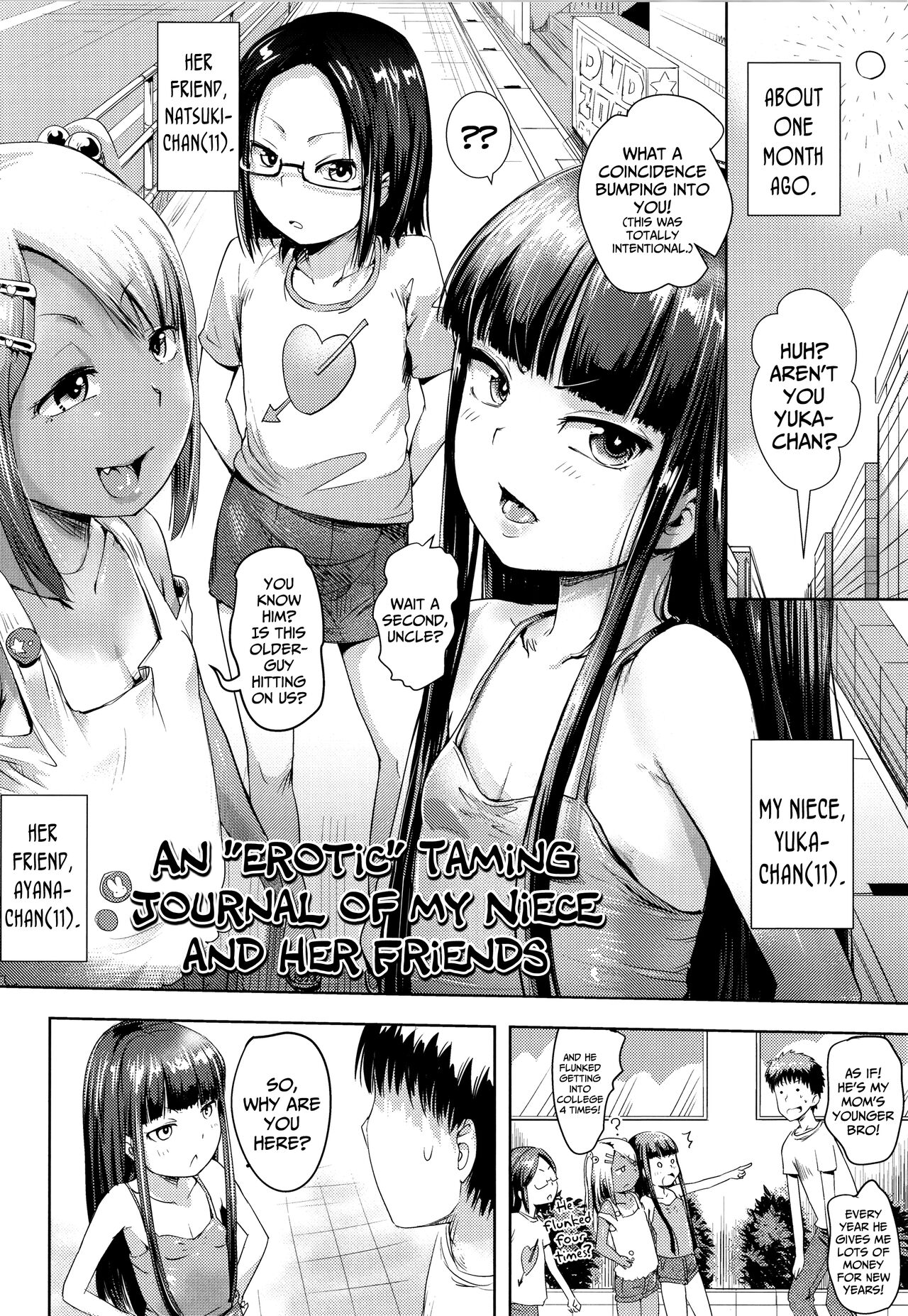 Hentai Manga Comic-An "Erotic" Taming Journal of my Niece and Her Friends-Read-2